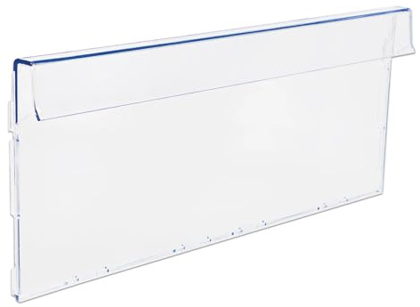 Spares2go Drawer Front Basket Handle Cover Lower Bottom for Beko Freezer (405mm x 210mm)