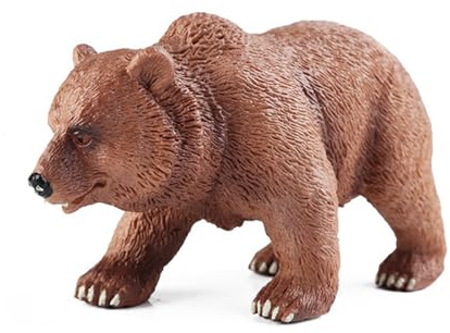 alloneslife Bär Figur Spielzeug Solide Modellfigur Life Like WildAnimal Sammelbar Aquarium Ausrüstung Ladenbedarf Solide Realistische Sammelfigur Dekorative Tierverzierung