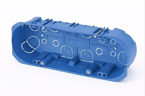 Scatola da Incasso per Pareti Leggere 6 Apparecchi Profondità 100 mm – Cartongesso e Pannelli – Impianti Elettrici – LEMAG SRL