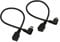 CERRXIAN Mini USB Femelle vers Micro USB Flexion gauche et droite (9 pouces) pour la transmission et le chargement de données (1 paire)