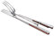 Steakarola Smart_Migliore Pinza per Barbecue in Acciaio Inox e Legno massello zigrinato