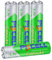 Piles Rechargeables AAA Préchargé NIMH 1,2V 600mAh Batteries pour Téléphone Fixe,Lampes Solaires,Oxymètres,Lot de 4,PKCELL
