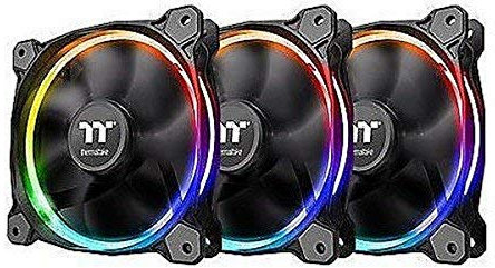 Thermaltake Riing 12 RGB Sync Edition Gehäuselüfter (3 Pack, kompatibel mit ASUS, Gigabyte, MSI, Asrock und Biostar)