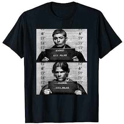 Supernatural T-Shirt, Men's, Supernatural Fans, Short Sleeve, T-Shirt, Black, S