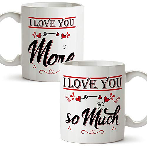 MUGFFINS te quiero mucho/mas (UK) (Pack 2 tazas)