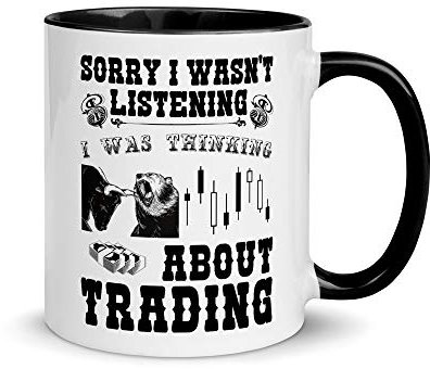 Jimbeels Daytrader | Lustige Tasse | Geschenk für Forexhändler Börsianer | Forex Devisenmarkt und Aktien | Lustiger witziger Spruch | Kaffeebecher | Zweifarbige Tasse