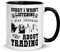 Jimbeels Daytrader | Lustige Tasse | Geschenk für Forexhändler Börsianer | Forex Devisenmarkt und Aktien | Lustiger witziger Spruch | Kaffeebecher | Zweifarbige Tasse