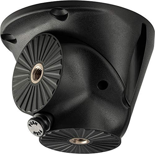 Gedotec Drehbeschlag Tischbein-Beschlag verstellbar Klappbeschlag Klapptisch - Curly | M10 x 20 mm | Bein Adapter schwarz | Tischfuß-Verbinder klappbar durch Drehung | 1 Stück - Möbelfuß-Befestigung