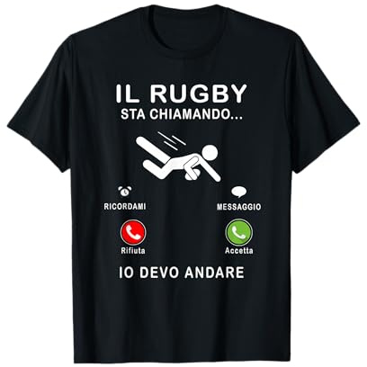Un Regalo Divertente per Gli Appassionati di Rugby Maglietta