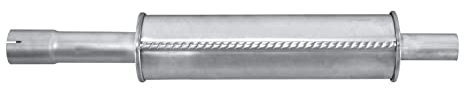 HELLA 8LC 366 026-221 Mittelschalldämpfer - Easy2Fit® Kit - mitte - einteilig - Set mit Anbauteilen - für u.a. VW GOLF IV (1E7)