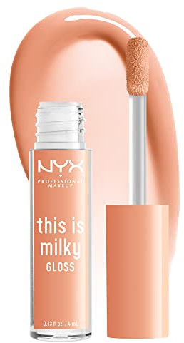 NYX PROFESSIONAL MAKEUP This Is Milky Gloss, Vegan Lip Gloss - Milk N Hunny