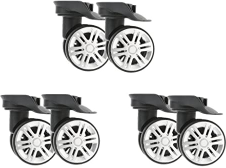 Baoblaze Black Replacement A19 Dual Roller Wheels (3 Pairs)