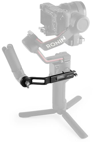 PGYTECH Handgriffhalterung für RS 3/RS 3 Pro/RS 2/RSC 2, Aluminiumlegierung Handgrip Griffstütze mit 1/4 ARRI-Anschlüsse, Cold Shoe Port