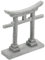 OUNONA Torii Deko Aquarium Landschaft Deko Japanische Deko Garten Miniatur Figuren Statue Mikrolandschaft Aquarienhaus Ornament für Aquarium Fisch Tank Fischtank Mikro Landschaft Deko