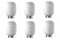 ZYWUOY 6pcs Smartes Heizkörperthermostat Intelligenter Heizkörperregler mit App WiFi Heizung