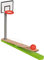 goki 53791 - Tischbasketballspiel - unterhaltsames Geschicklichkeitsspiel aus Holz - Fördert Feinmotorik und Konzentration