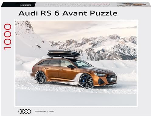 Audi Puzzle 1000 Teile - Motive: Audi RS6 Avant - Auto Puzzle für Erwachsene und Kinder // Officially Licensed by Audi AG //