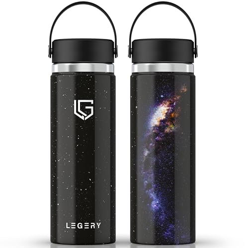 LEGERY Edelstahl Trinkflasche Kindertrinkflasche Flasche Wasserflasche Sportflasche 500ml für Kinder Jugendliche Erwachsene- Auslaufsicher Thermofunktion und ein einzigartiges Design