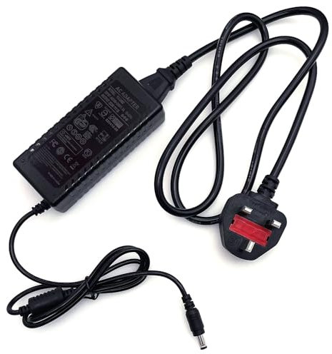 JZK 24V 2A Power supply AC 100-240V 1.8A to DC 24V 48W AC DC power adapter converter transformer, 5.5mm x 2.1mm jack for LED strip light, LCD monitor, router, CCTV security camera