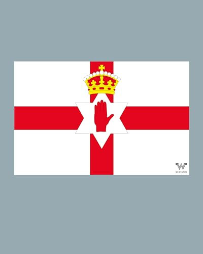 Nordirland Flagge Aufkleber - Länderflagge als Sticker 8,5 x 5,5 cm WF212