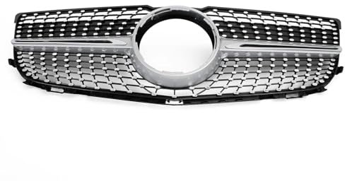 WIRMEC Grill Für Mercedes Für Benz X204 GLK-Klasse 2013 2014 2015 Auto Kühlergrill Stoßstange Grille Diamant Grill Auto Zubehör Frontgrill
