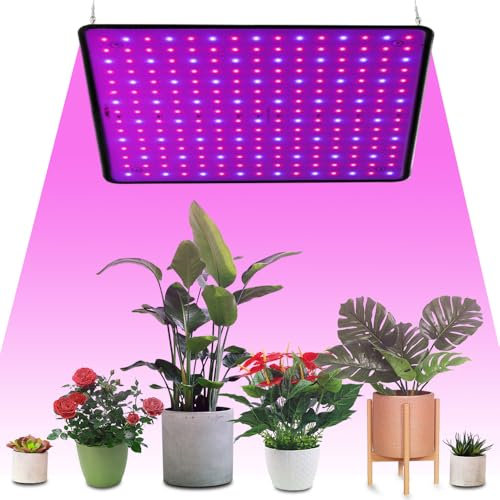 1000W Lampada LED orticola Crescita Fioritura LED Coltivazione Interna Spettro Completo Lampada Crescita Pianta 225 LED Grow Light Pannello per piante da interno e coltivazione di ortaggi di fiori in