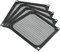 Kemcatui 4Pcs Computer Fan Filter Grills with Screws, 90mm Aluminum Frame Mesh Black PC Dust Filter, Dustproof Cover for Computers Case