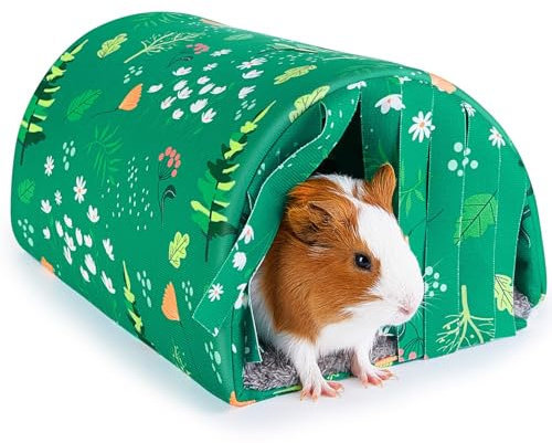 BeBeJoJo Meerschweinchen Bett Kuschelhöhle Höhle Waschbar Kaninchen Kuschelhöhle für Hamster Kaninchen Igel Chinchilla Bartagamen und Frettchen
