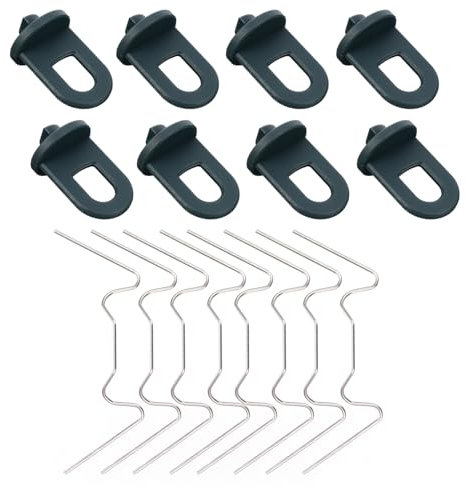 POPETPOP 2sätze Type Clips Für Gewächshäuser Kunststoffpflanzenhänger Langlebige Glasbefestigung Für Gartenbedarf Und Pflanzenaufhängung