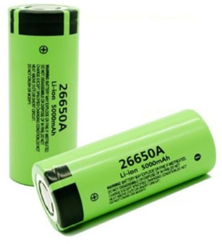 DUBEI 3.7V 5000 Mah Batería De Iones De Litio De Alto Rendimiento De Alto Rendimiento, para Linternas, Cámaras, Aviones Modelo, Herramientas Eléctricas Y Otros Equipos, 2 PCS