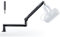 TODI Mic Stand Desk, Heavy Duty Boom Arm Bear 3LB with Extension Riser, Adjustable Microphone Stand Desk, All Metal Mic Arm Desk Mic Stand with 3/8'' 5/8'' Interface