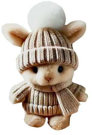 Kikaninchen Plüschtier, Bunny Realistisches Kaninchen, Nettes Ausgestopftes Tier Kaninchen Plüschspielzeug, Kleine Osterdekorationen Handgefertigte Emotionale Unterstützung Für Mädchen Und Junge