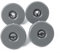 Wheels for Dishwasher Lower Baskets 4 Piece Replacement Set Suitable for Several Brands Including For Zanussi