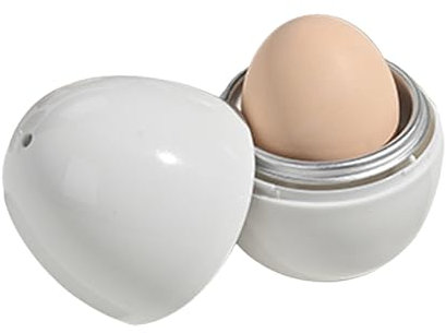 Microwave Egg Cooker, Mobile Phone 360° Rotating Egg Cooker Specially Designed for Microwaves, Microwaves, Egg Steamer Hard, Soft Boiled Eggs, Design, Robust and Durable