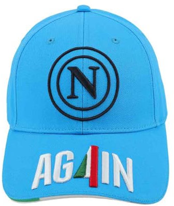 Enzo Castellano SSC NAPOLI 124013 Cappellino da Baseball, Turchese, Taglia Unica Unisex-Adulto