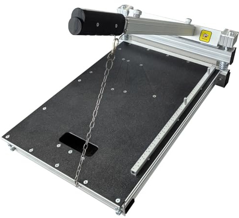 LIULIQ Floor Cutting Machine, 330 Mm Laminate Floor Cutter, Laminate Flooring Tools with Cutting Width 330mm and 550mm*500mm Panel Size for Multi-Layer Flooring, Parquet, Rubber Concave Base