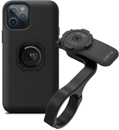 Quad Lock Out Front PRO Handlebar Bike Phone Mount (V2) with MAG Phone Case for iPhone 12/12 Pro