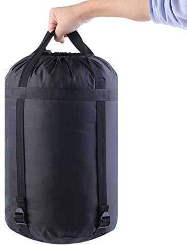 Fueerton Portable wasserdichte Schlafsack Kompression Sack Pack für Camping Reisen (L)