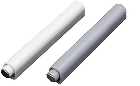 Push to Open Magnetschnäpper Türschnäpper Möbelmagnet Druckschnäpper Magnet Türe (Ausstoßweg: 40mm, Weiß)