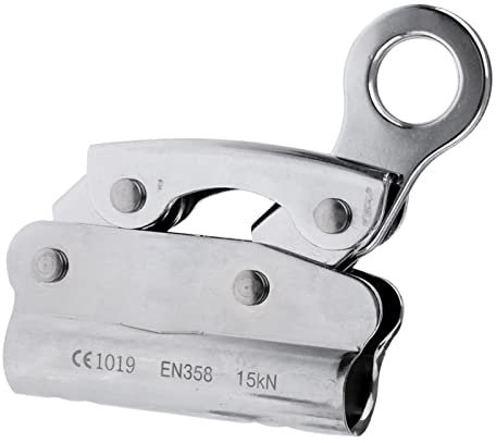 P Prettyia Absturzsicherung Seilbremse Seil Grabber für 12-16 mm Seile