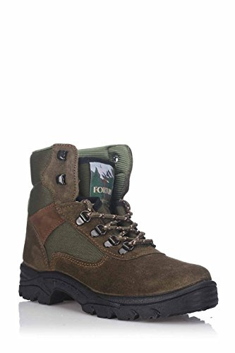 Botas Trekking FORTUN 434 Serraje Cordura (38 EU, Kaki)