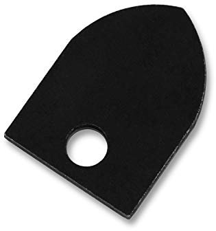 EBERTH Blattbohrkopf für Rohrreinigungsmaschine, Spade Cutter für Rohre mit Ø 50-125mm, Kupplung M6, Ø Bohrkopf 25mm, Stahl, rostfrei, Schneidkopf für Rohrreinigungsgerät Rohrreinigungsspirale