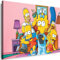 Myartstyle - Bilder Film Cartoons Tiere Kinder Simpsons 100 x 70 cm LeinWandBilder Xxl - 1 Teilige WandBilder Art 3D Modern Kunstdrucke w-a-2042-136