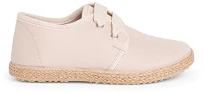 Pisamonas Zapato Blucher Piso Alpargata Efecto Raso Size 23 Color Beige