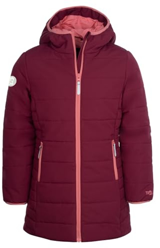 Trollkids Girls Stavanger Coat | Wasserabweisend und atmungsaktiv, Warme Wattierung, Angeschnittene Kapuze, Zwei Hüfttaschen