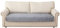 Eismodra Sofa Überzug,Sofabezug 3 Sitzer,Anti-Rutsch-Couch Überzug für L Form Sofaschoner Chaiselongue Ecksofa 2 Sitzer Schonbezüge Wohnzimmer Sessel Hunde Haustiere,Hellgrau,90x210cm(nur 1 Stück)
