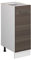 Vicco Meuble de Cuisine R-Line, Gris/Blanc, 30 cm sans Plan de Travail