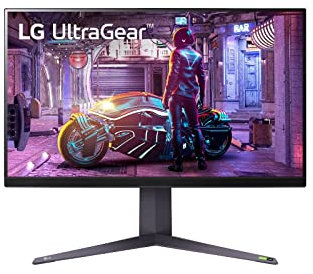LG Electronics 32GQ85X-B 80cm (31,5 Zoll) UltraGear Gaming Monitor (QHD, IPS mit 1ms (GtG), NVIDIA G-Sync, AMD FreeSync Premium), Schwarz