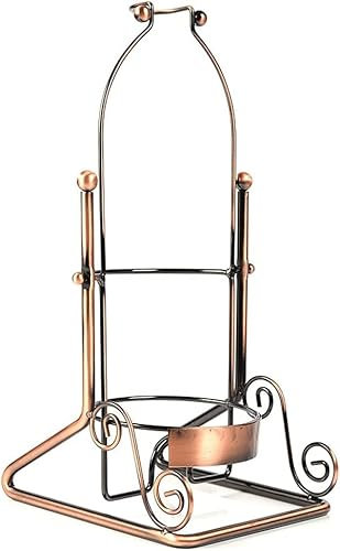 AVRYN Wine Rack,Wine Holder,Barware,Wineware,Single Wine Bottle Holder Wrought Iron Household 3 Liter Large Bottle Champagne Rack Wine Display Rack Wine Shelf (Color : A)