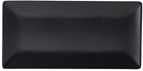 Luna Stoneware Black Rectangular Plate 10x6inch/25x15cm - Single - Crockery, Table Presentation